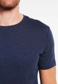 Pier One Hombre Camiseta Básica - Dark Blue Melange -Pier One Comercio fefd2b9f92314effa890df831709d82d